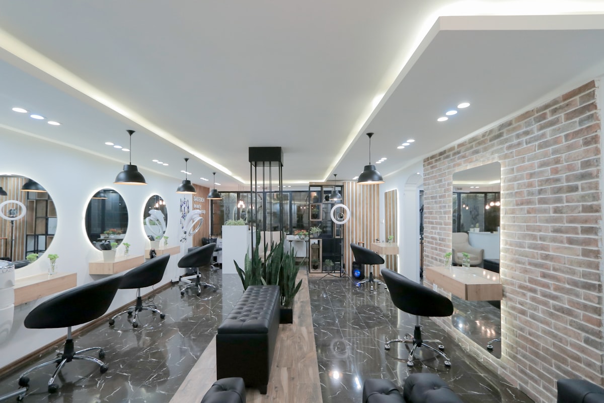 Interno del barbershop